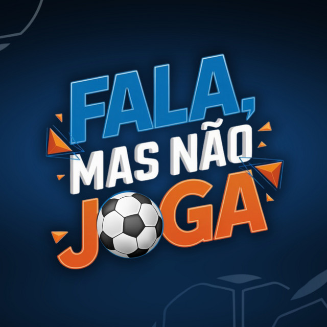Capa do podcast Fala, mas não joga